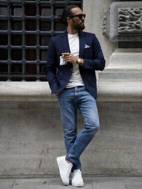 Theory Men's Navy Blue Blazer Jacket Wool Tailored Minimalist Classic Size 38/S